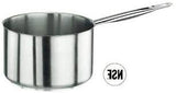 cookware, tall sauce pans, s/s, heavy bottom, lid extra