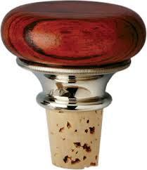 wine stopper, w/ rosewood top