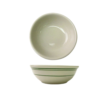 soup bowl / nappie, Verona, 13oz, restaurant quality w/ green bands