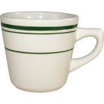 cup / tall, Verona, 7oz restaurant quality w / green bands