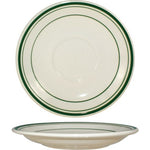 saucer, Verona, restaurant quality w/ green bands