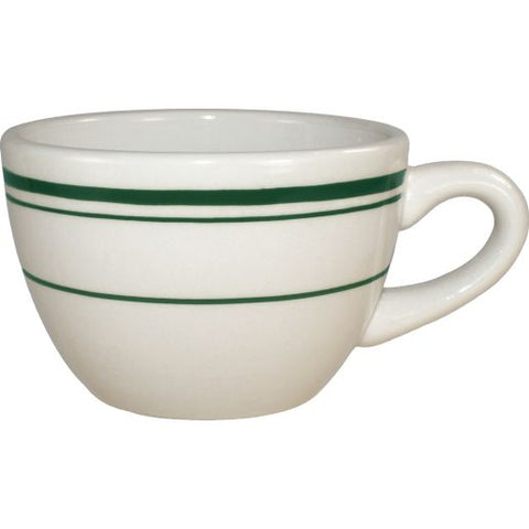 cup / low, Verona, 8oz restaurant quality w / green bands