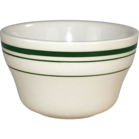 bouillon bowl, Verona, restaurant quality w/ green bands