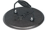 cast iron grill presses / steak weights by Lodge, made in USA