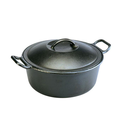 cast iron "ProLogic" 7qt Dutch Ovens" by Lodge, made in USA