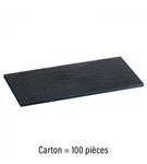 faux slate rectangle display plate