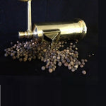 pepper mill, brass, 5" by Alexander, #006