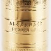pepper mill, brass, 10", Alexander, #105