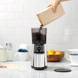 coffee grinder, burr style, OXO