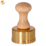 ravioli cutter, brass, 65mm