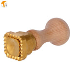 ravioli cutter, brass, square, 30mm x 30mm
