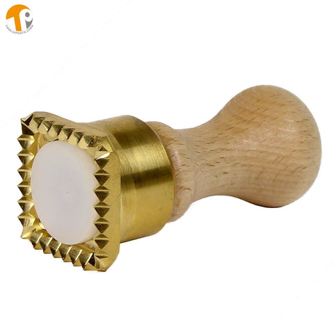 ravioli cutter, brass, square, 45mm x 45mm