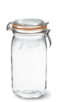Le Parfait storage jars, 1.5 litre, made in France