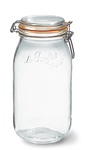 Le Parfait storage jars, 2 litre, made in France