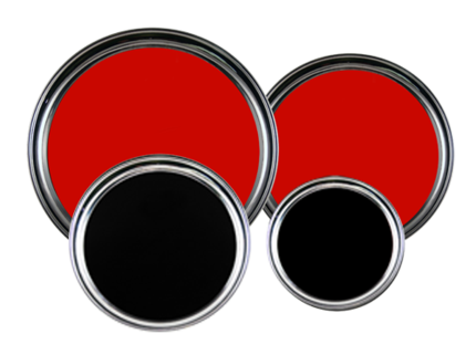 bar trays, s/s w/ red vinyl