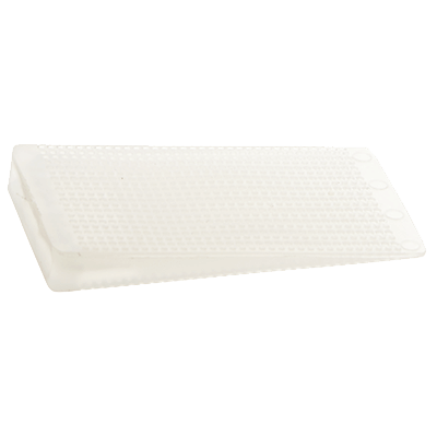 table levelers, "S-table-izers", hard plastic, white