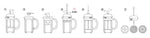 Bodum, Chambord French Coffee Press 34oz