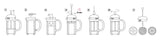 Bodum, Chambord French Coffee Press 34oz